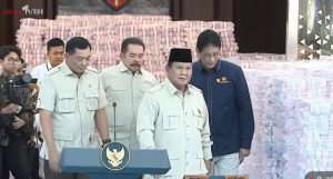 Disaksikan Prabowo, Kejagung Serahkan Rp6,6 Triliun Uang Sitaan ke Negara